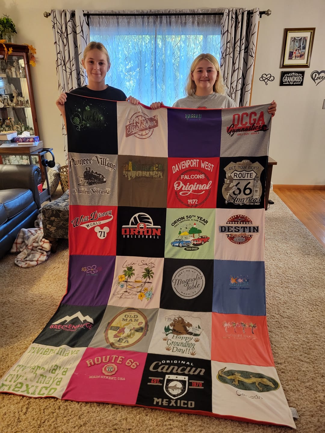Customer photo review of Project Repat T-Shirt Quilt