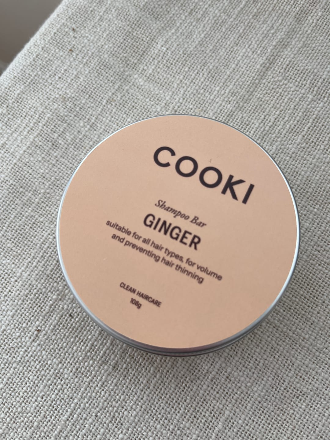 Customer photo review of Ginger Shampoo Bar