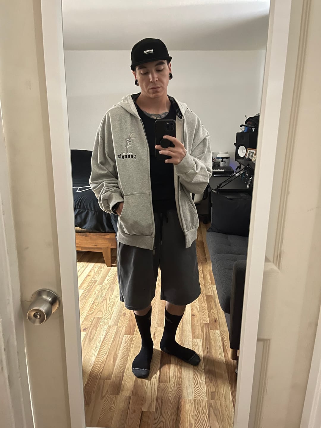 Customer photo review of 5257 - Looney Tunes Plaid Zip-Ups