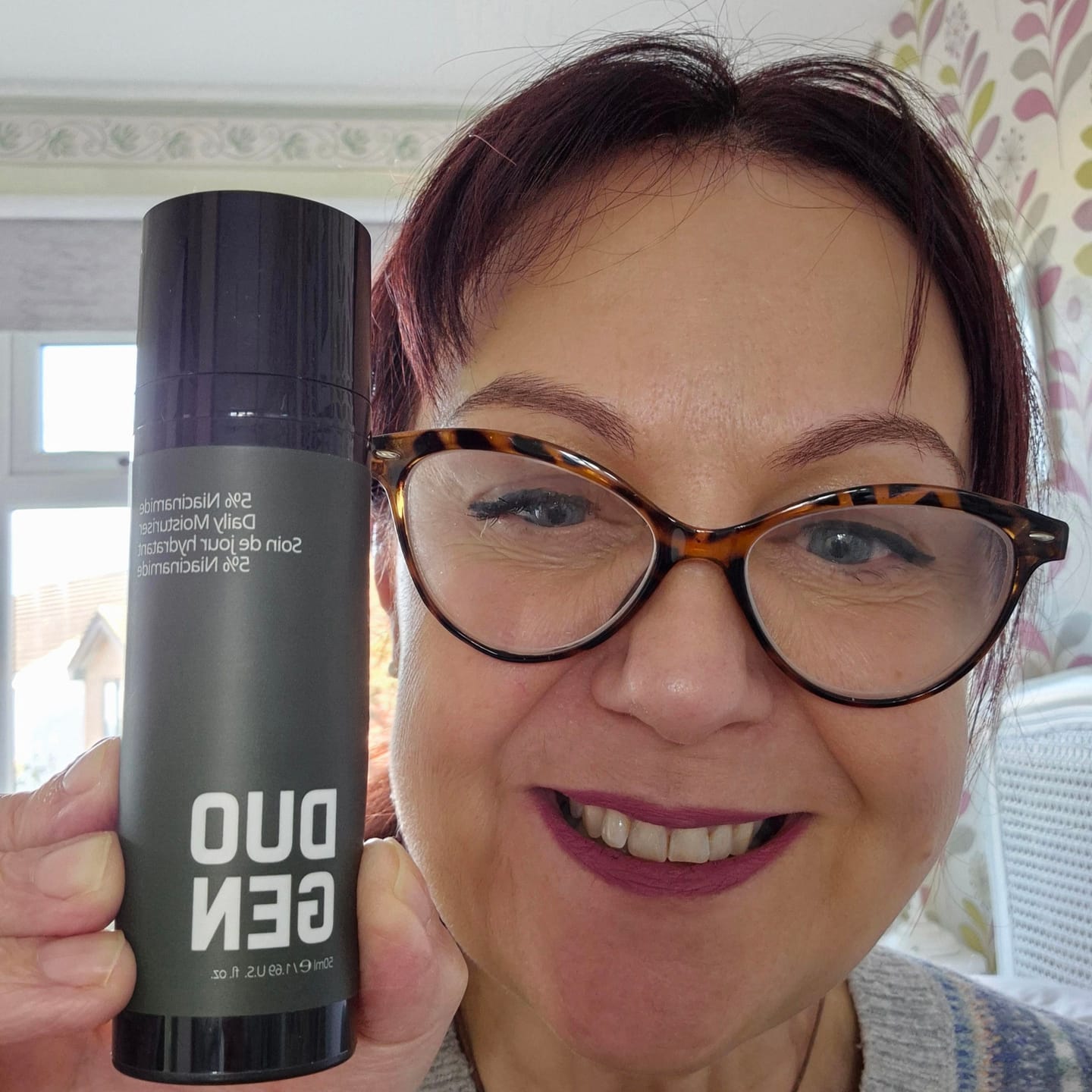 Customer photo review of 5% Niacinamide Daily Moisturiser 50ml