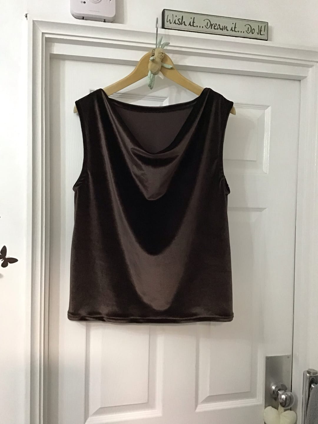 Customer photo review of Crushed Velvet Fabric