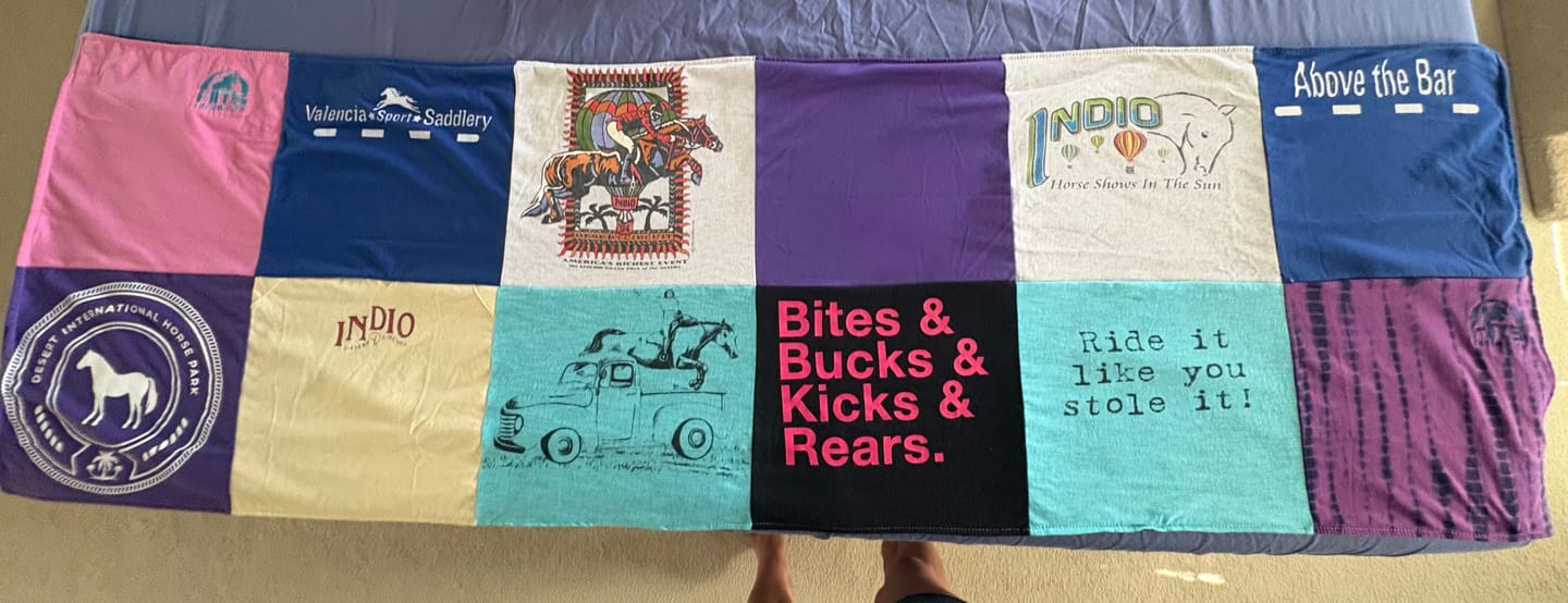 Customer photo review of Project Repat T-Shirt Quilt