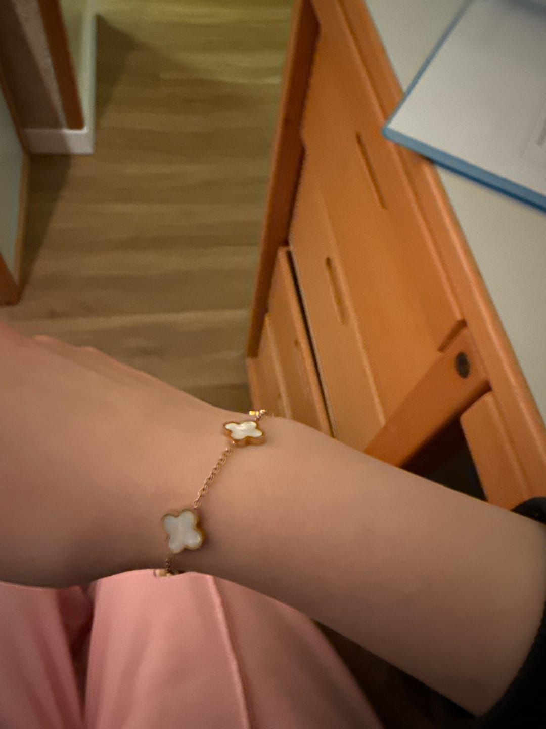 Customer photo review of Kleeblatt Armband