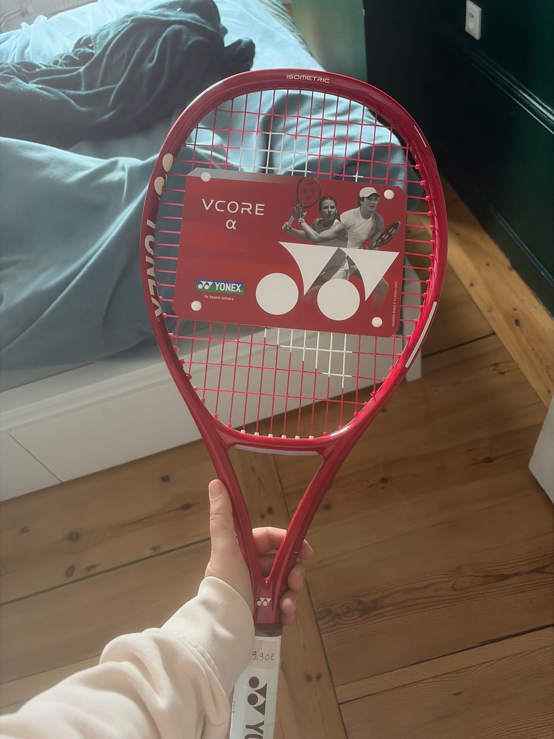 Customer photo review of RAQUETTE YONEX VCORE ALPHA RED (275G)