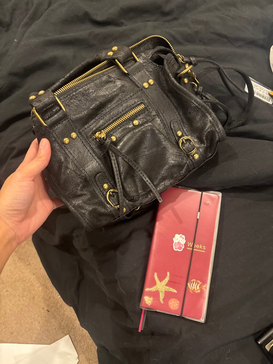 Customer photo review of Mini it girl bag black
