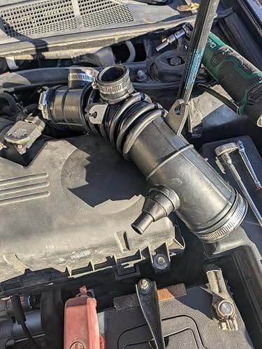 Customer photo review of Air Intake Hose 696-723 Fit for 2002-2008 Toyota Camry Solara 2.4L L4
