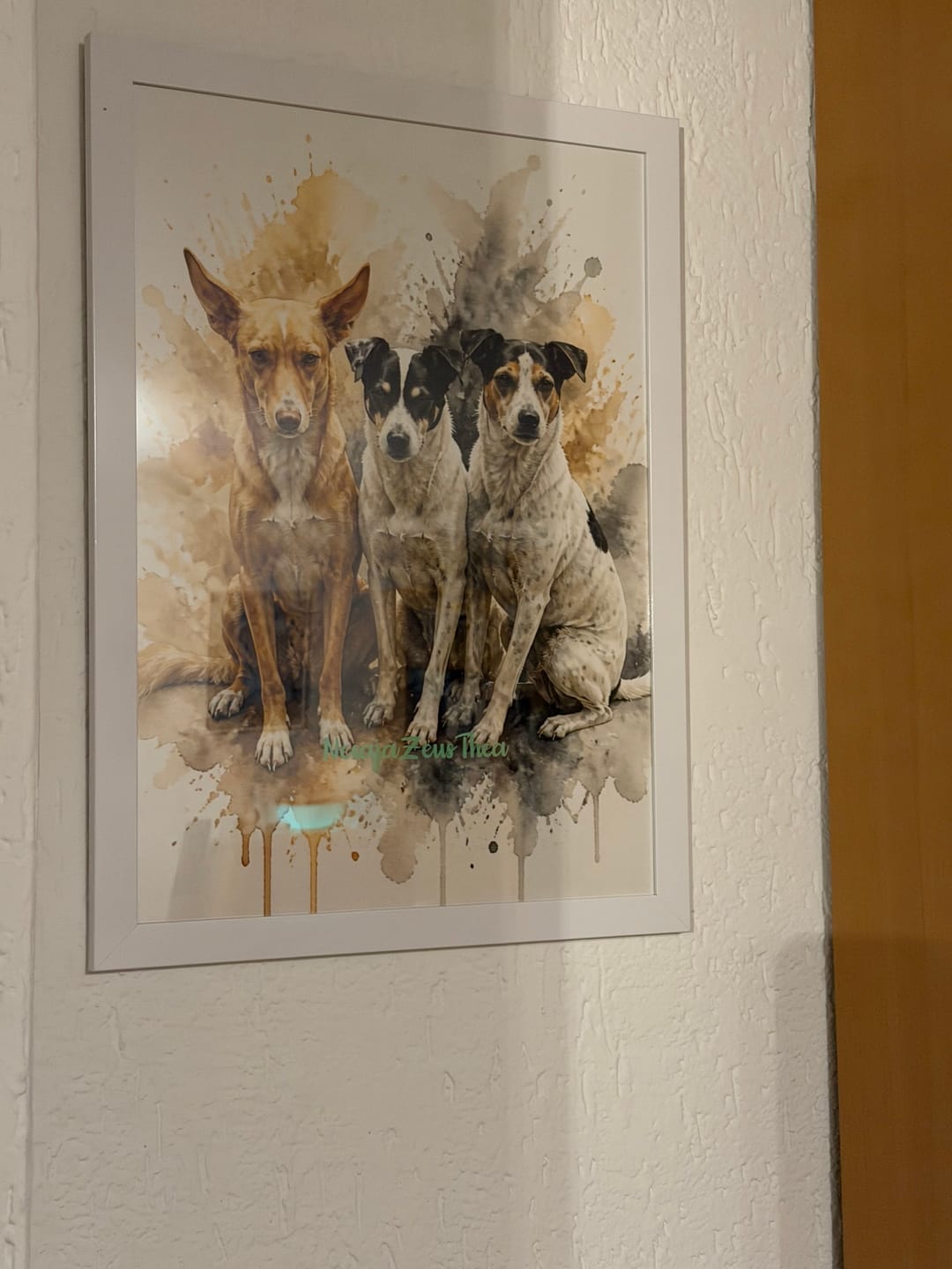 Customer photo review of Personalisiertes Poster - Aquarell Realistisches Porträt