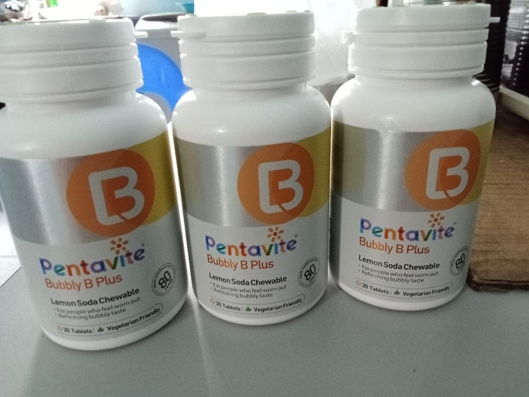 Customer photo review of Bubbly B Plus  Lemon Chewable Tablet