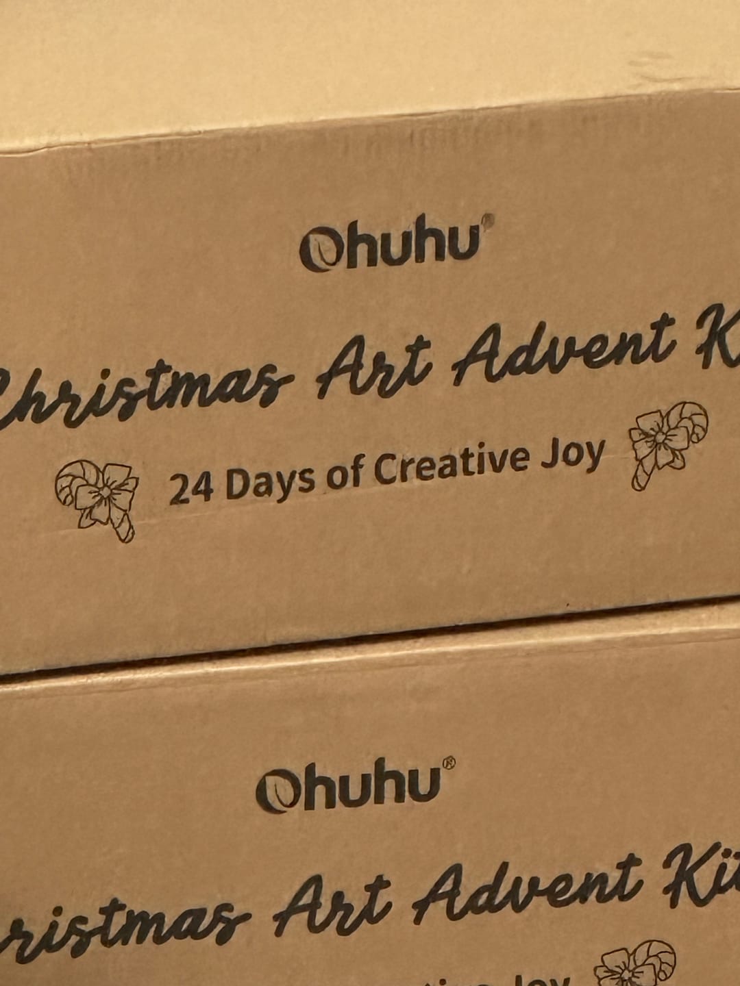 Customer photo review of Ohuhu Christmas Advent Calendar 2026, 24 Days Countdown Gift Kit