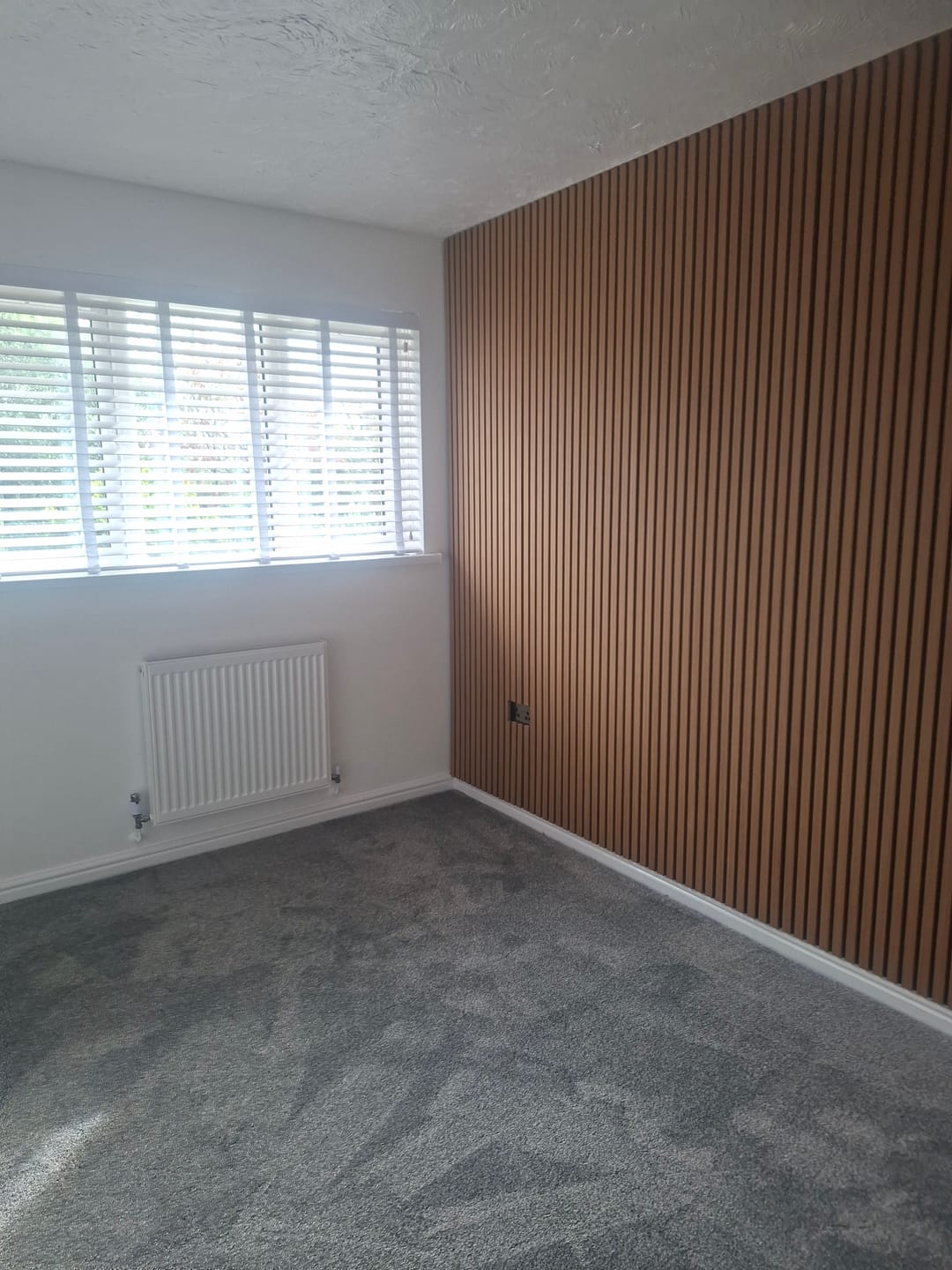 Customer photo review of Natural Oak Acoustic Wall Panel