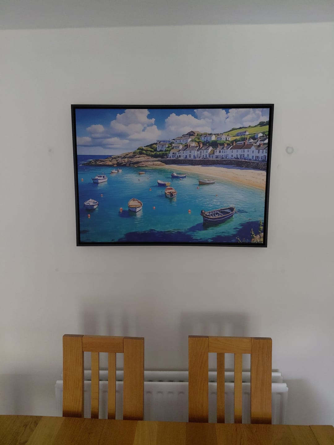 Customer photo review of Cornwall Coast Canvas Print