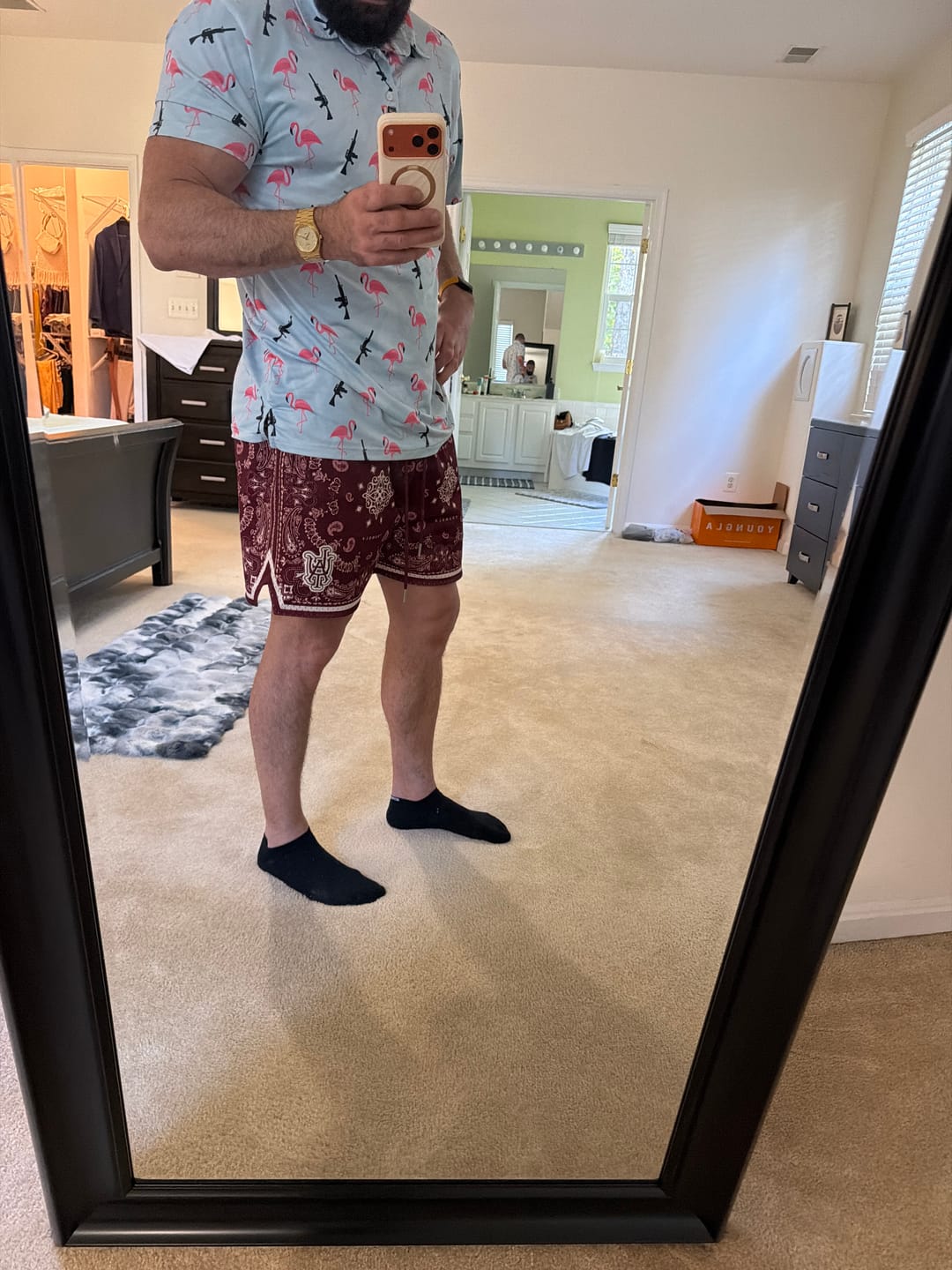 Customer photo review of 132 Infamous Bandana Shorts