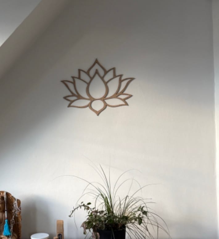 Customer photo review of 3D Wandbild „Lotusblume“