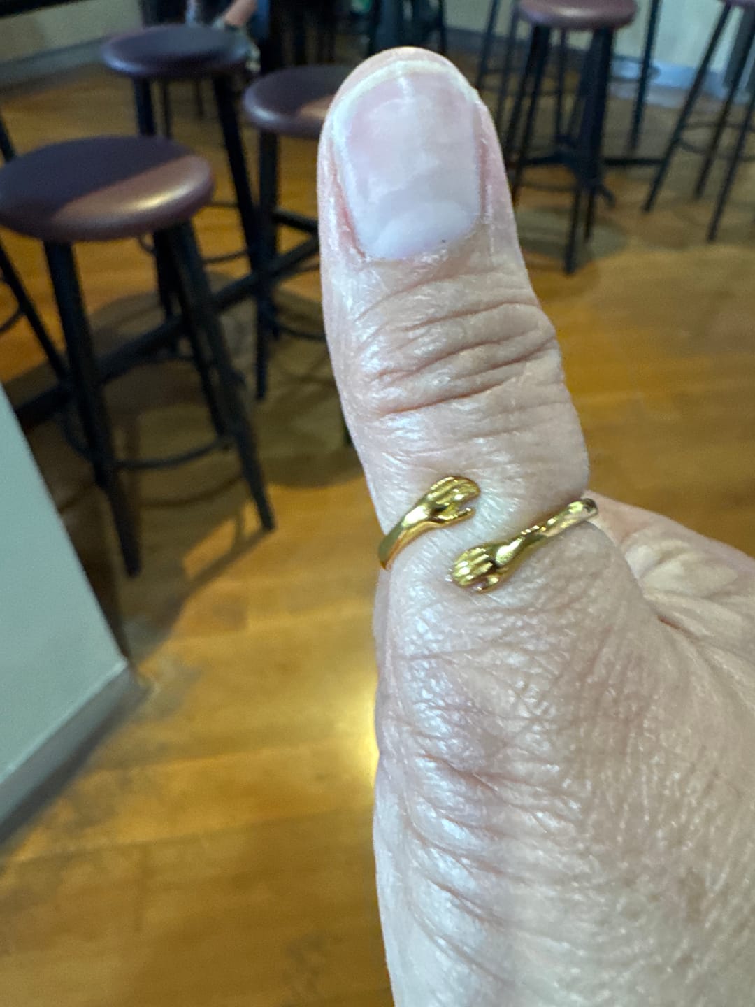 Customer photo review of The Original Hug Ring