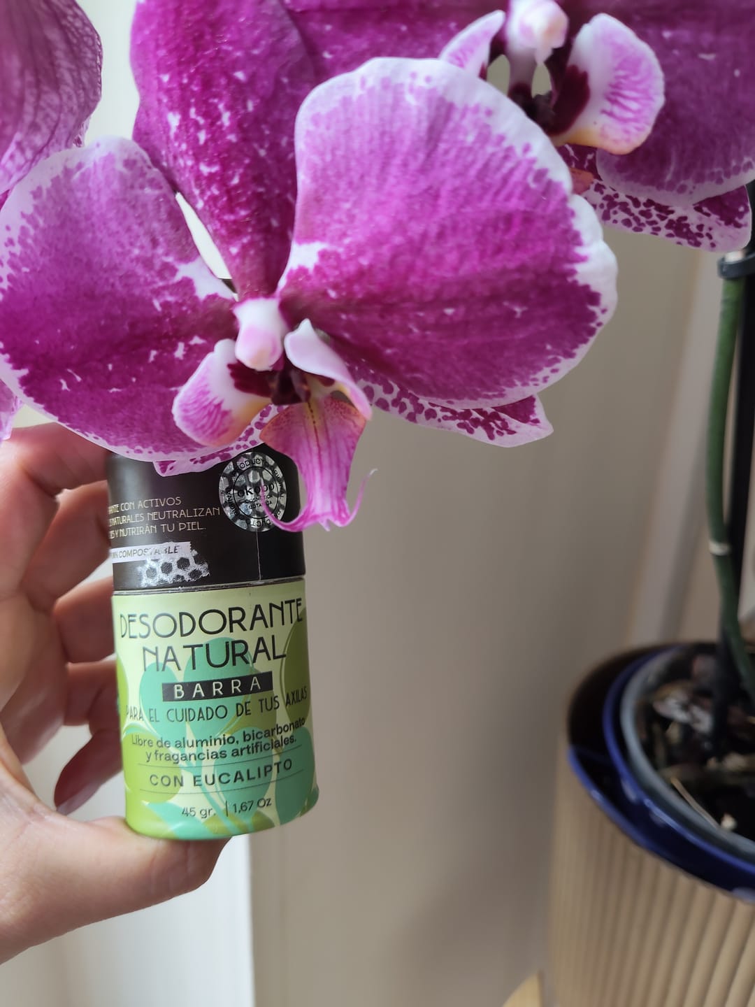 Customer photo review of Desodorante Natural