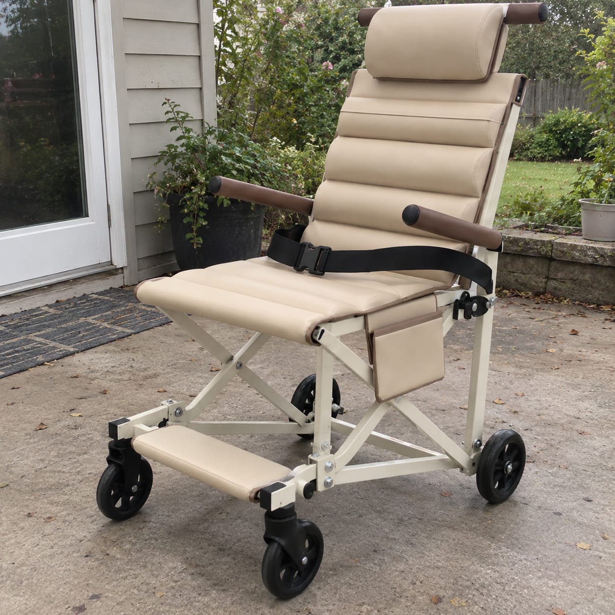 Customer photo review of Folding Transport Chair