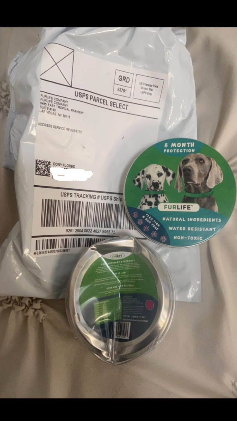 Customer photo review of FurLife™ 12 Months Flea and Tick Free