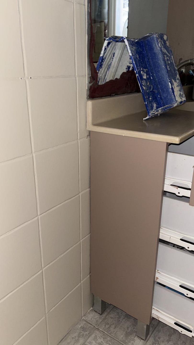 Customer photo review of סופר צבע לקרמיקה, פורמייקה ומשטחים חלקים Owatrol Deco