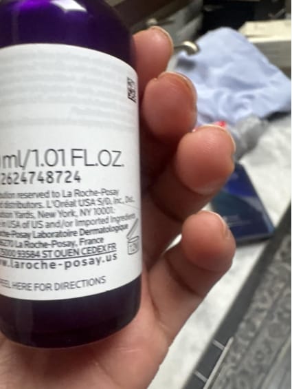 Customer photo review of Rutina Anti-Manchas Mela B3 · La Roche-Posay