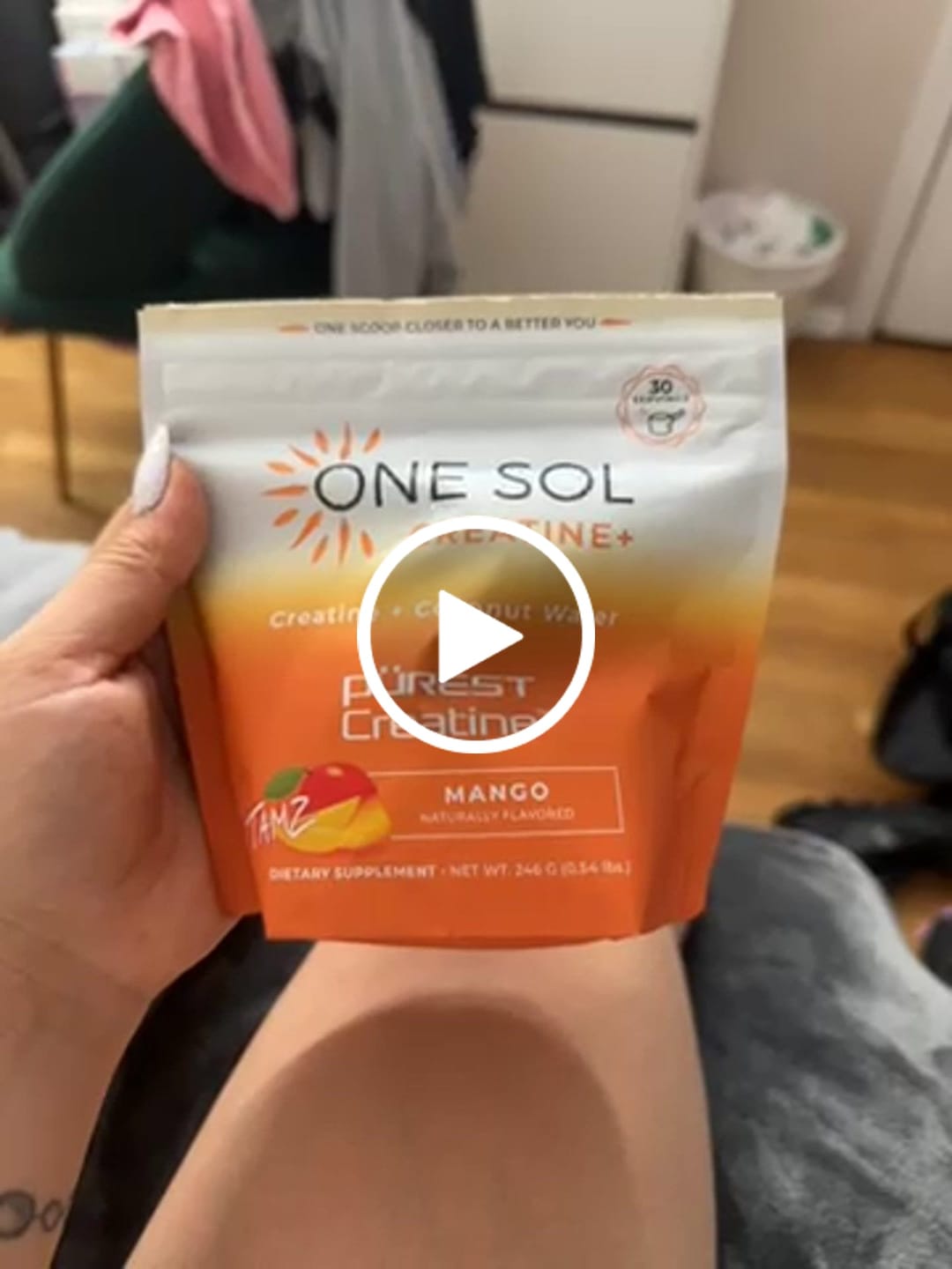Customer video review of One Sol Creatine+
