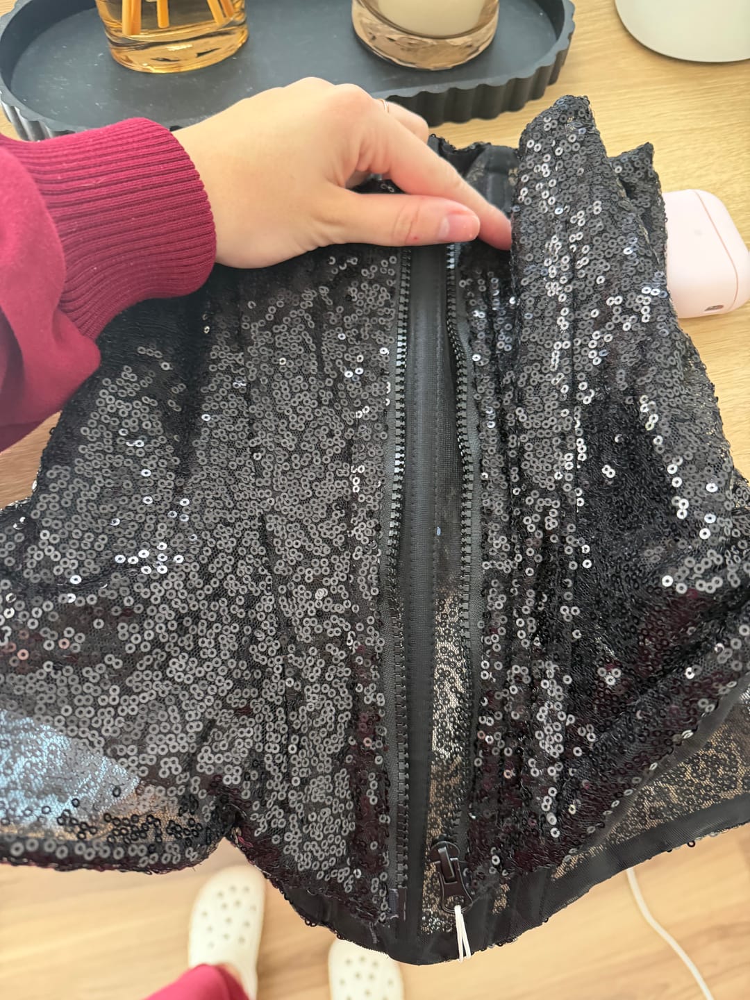 Customer photo review of Mila Shiny  Corset