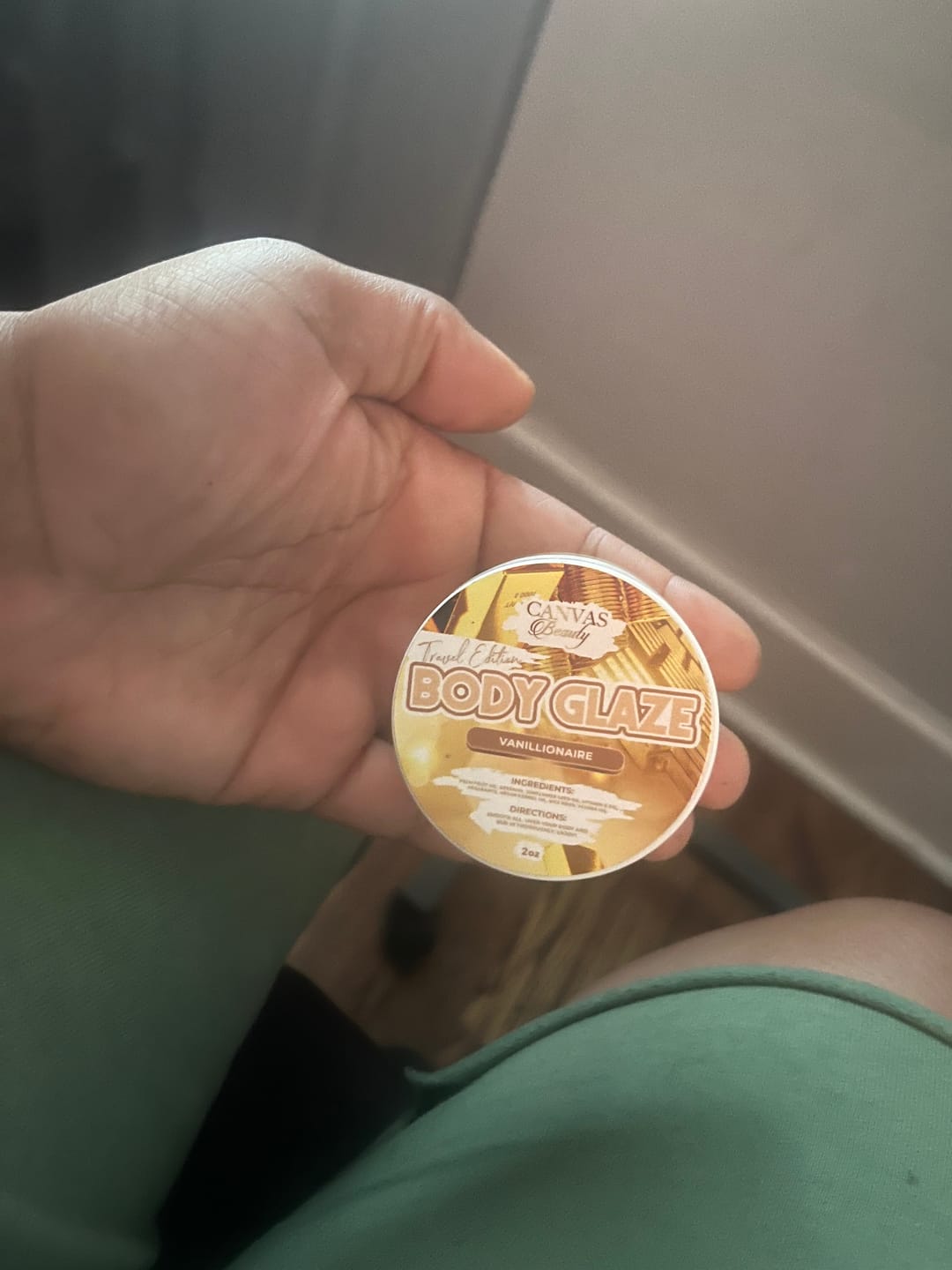 Customer photo review of (NEW) TRAVEL GLAZE: VANILLIONAIRE