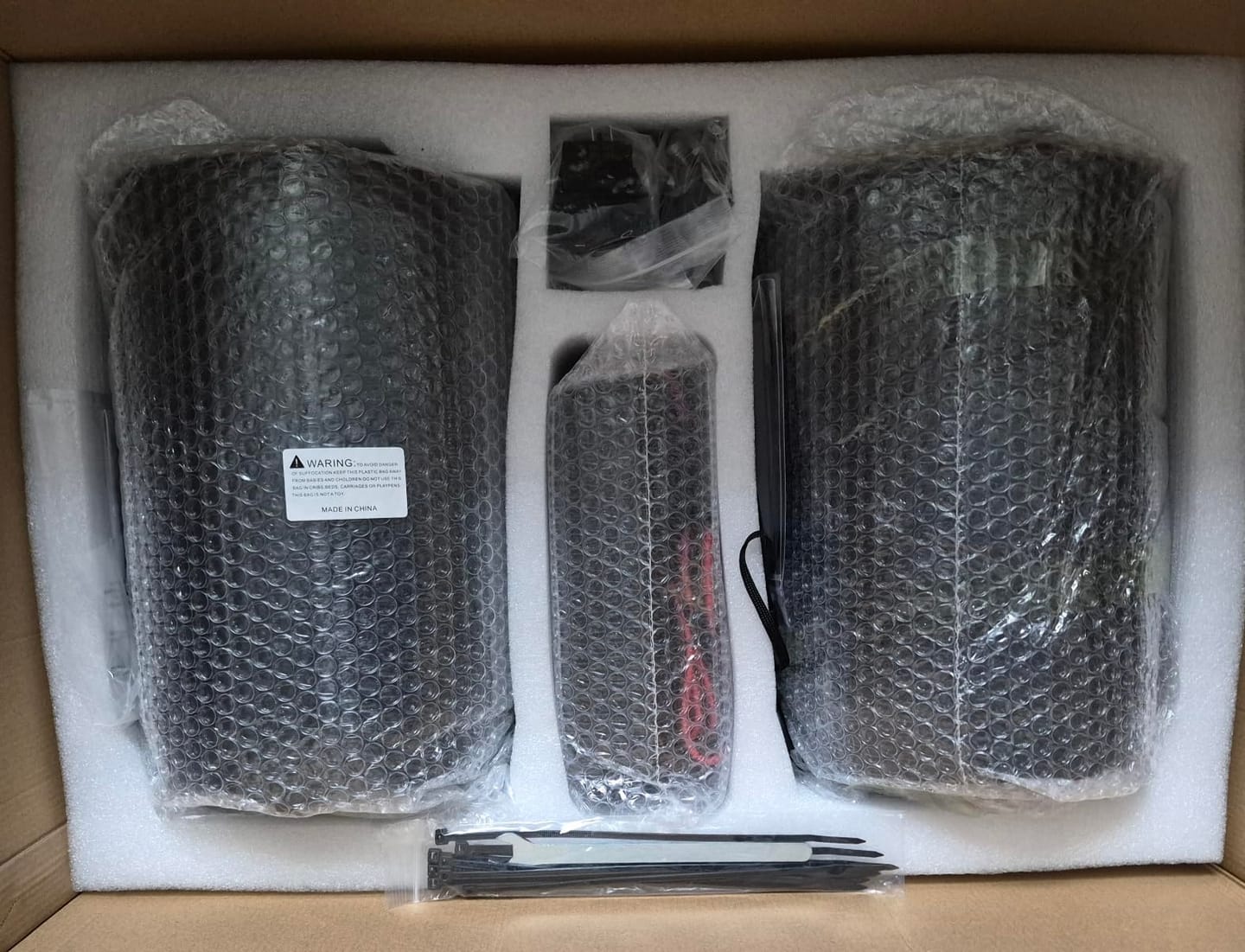 Customer photo review of KEMIMOTO KP6 Tower Speakers | 6.5" Universal Tower Speakers for UTV, ATV & Marine