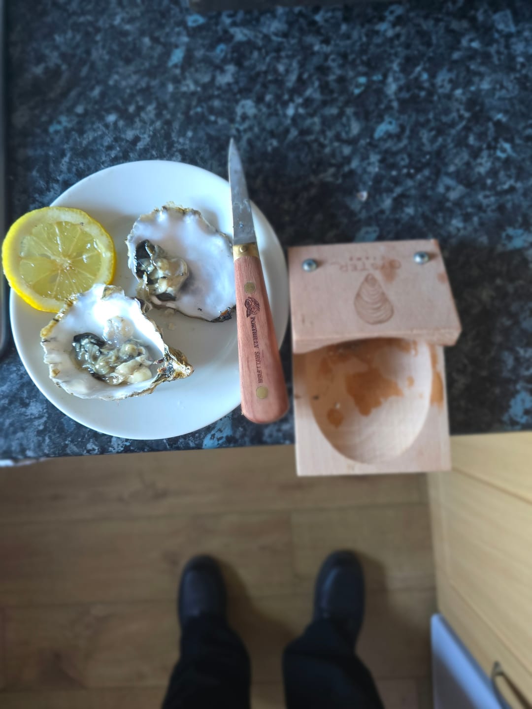Customer photo review of The OysterClamp 2.0