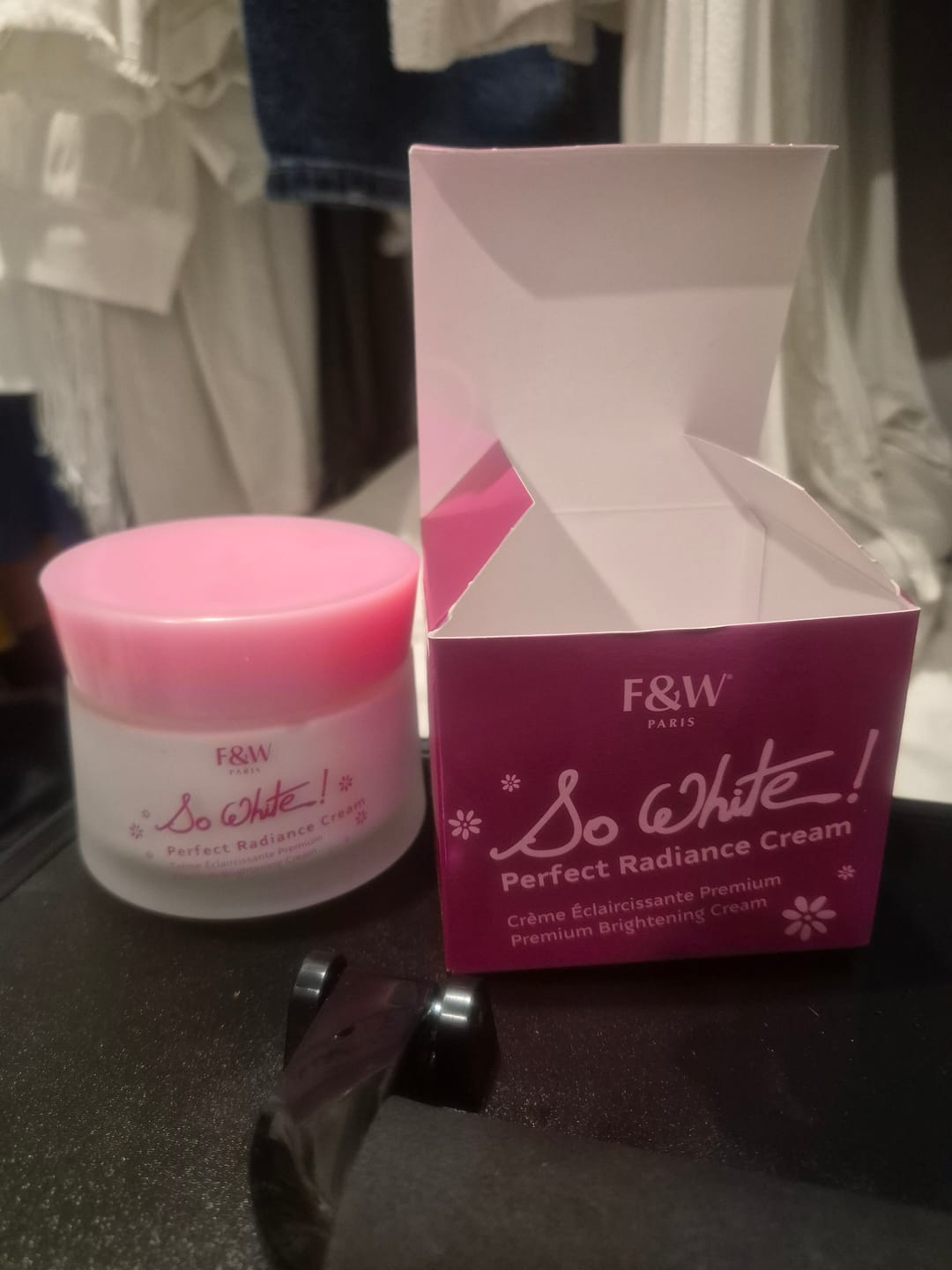 Customer photo review of So White Perfect Radiance Brightening Cream 180ml / 6.3 fl oz