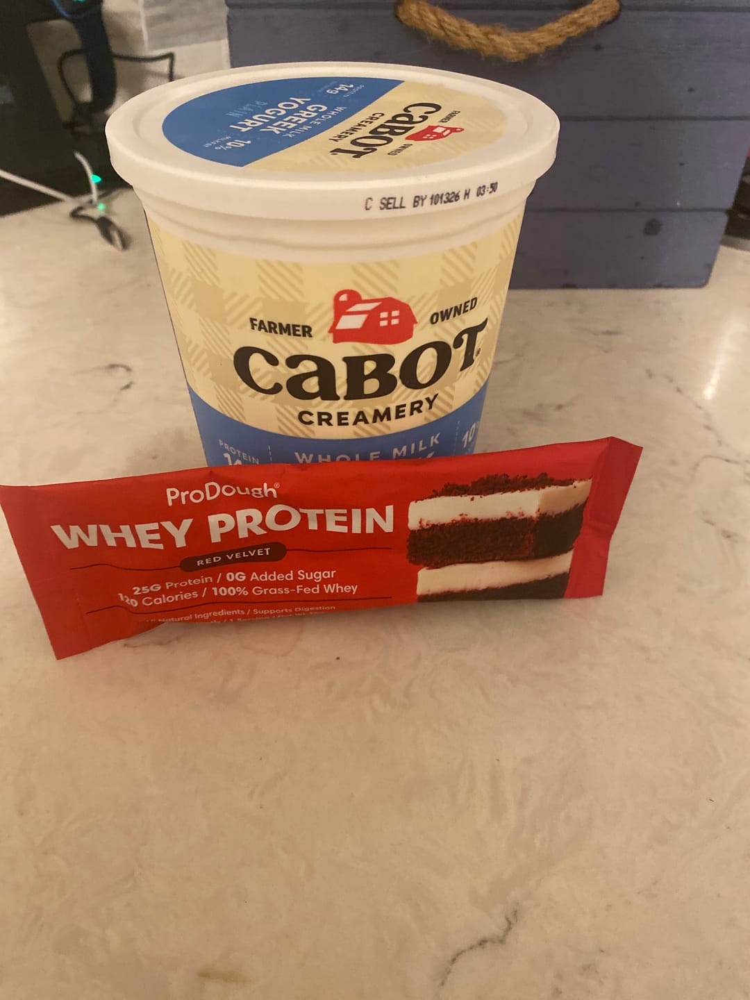 Customer photo review of Whey Protein Powder - Single Serving Sample Stick Packs