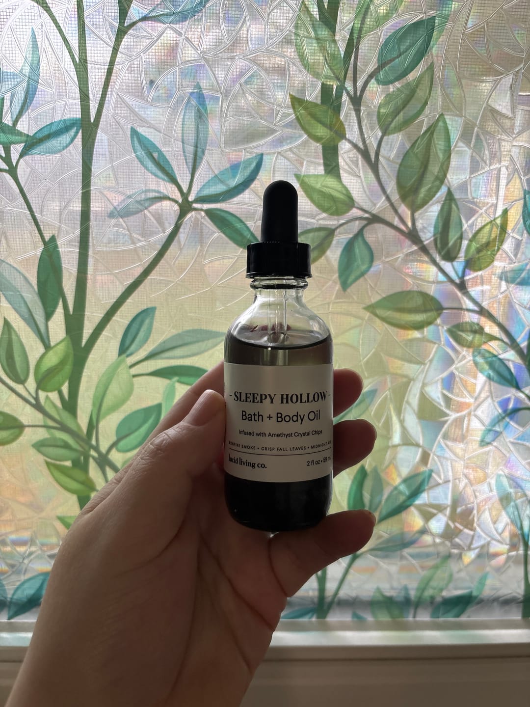 Customer photo review of Sleepy Hollow Bath & Body Oil