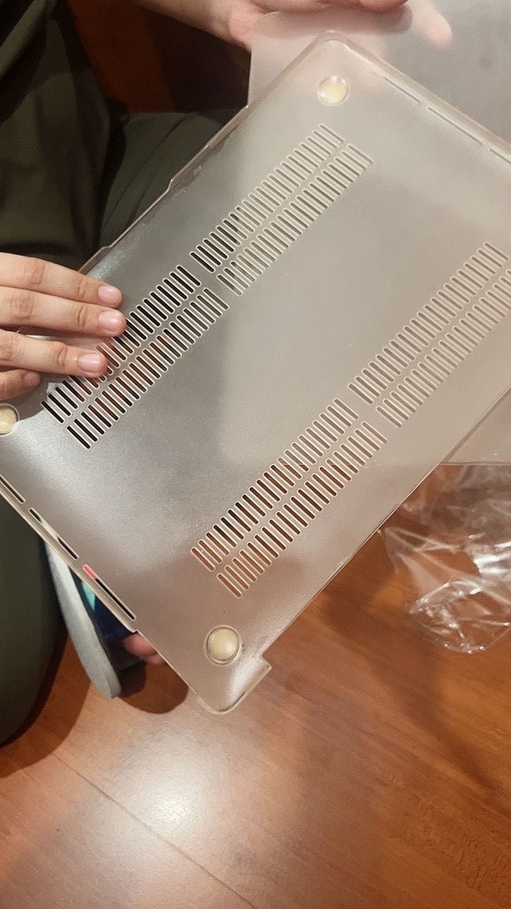 Customer photo review of Clear Frost Protective Case for MacBook Air & Pro 11/13/14/15/16 inch