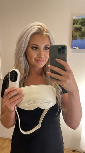 Customer photo review of Rovnor Head & Eye Compression Massager