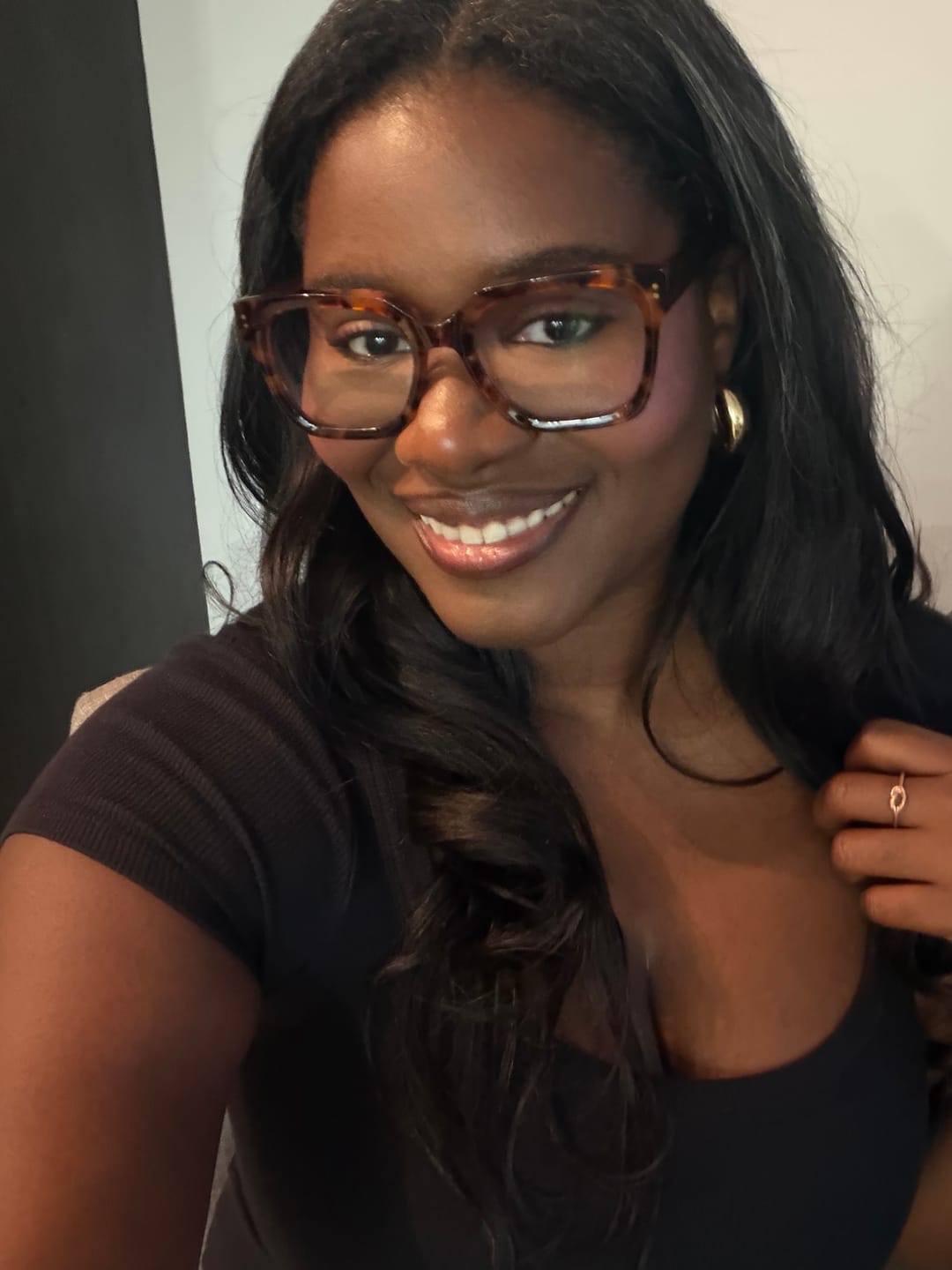 Customer photo review of Natural Wavy -  Raw indo bundle and bundle deal