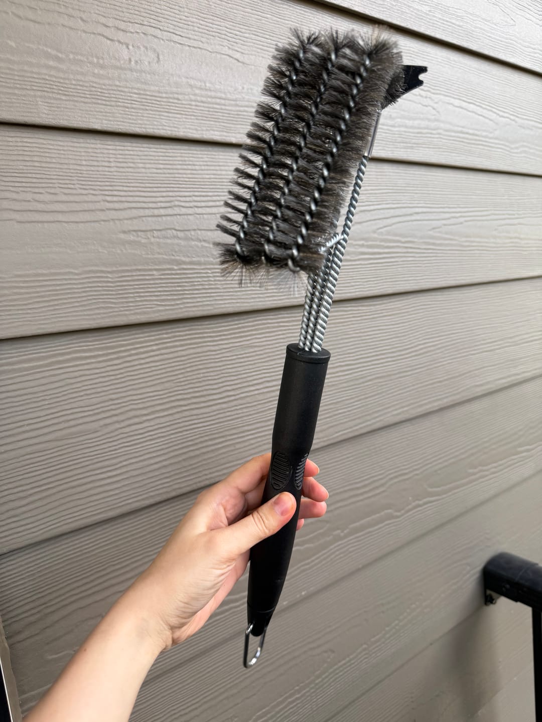 Customer photo review of Brander The Threesome Grill Brush