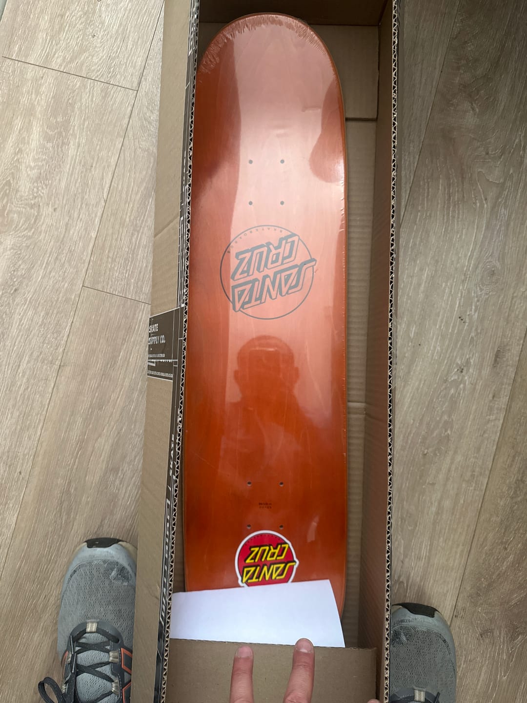 Customer photo review of Santa Cruz - Split Hand 7 Ply Birch 8.25 x 31.8