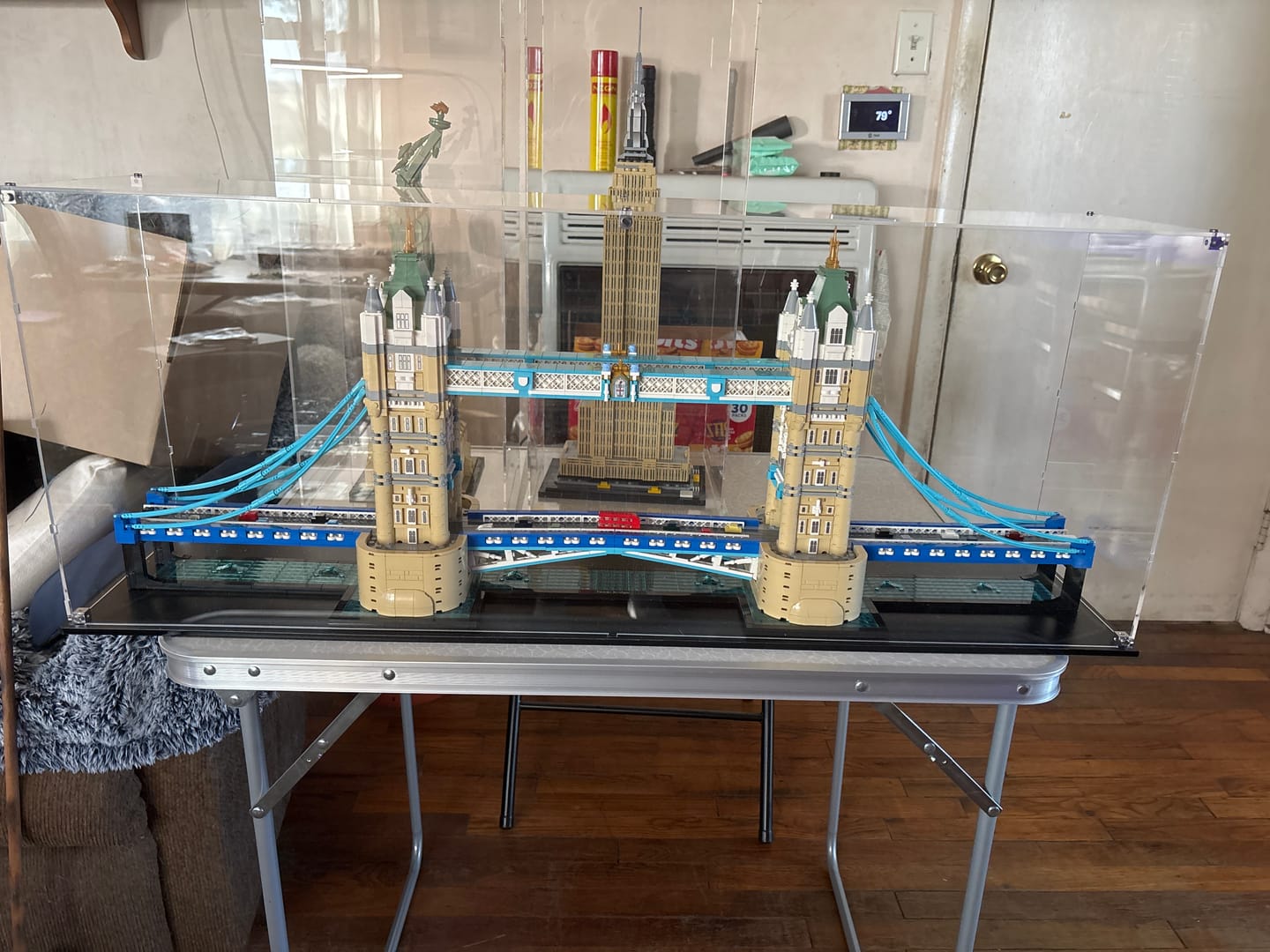 Customer photo review of Display Case for LEGO® 21067 Architecture Tower Bridge