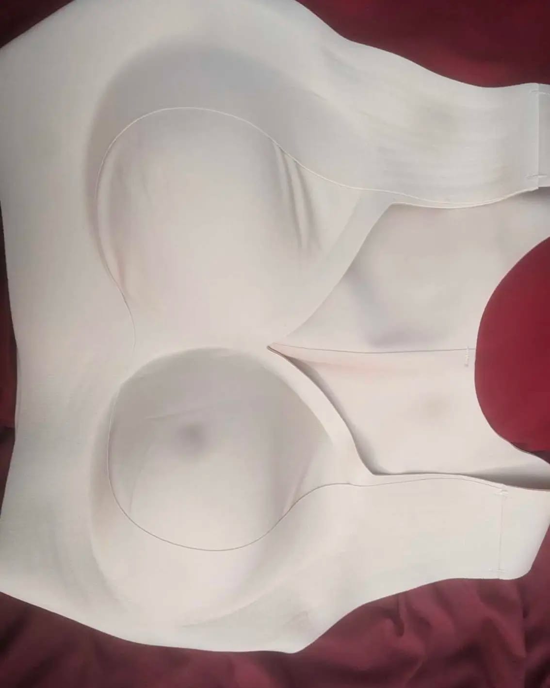 Customer photo review of Cross Back Front Closure Wireless Posture Support Bra