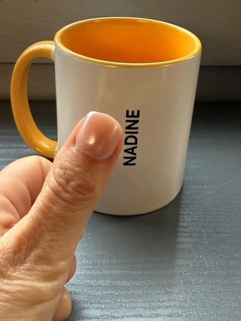 Customer photo review of TassenExpress - Becher Keramik Tasse mit Logo bedruckt 325ml Firmenlogo