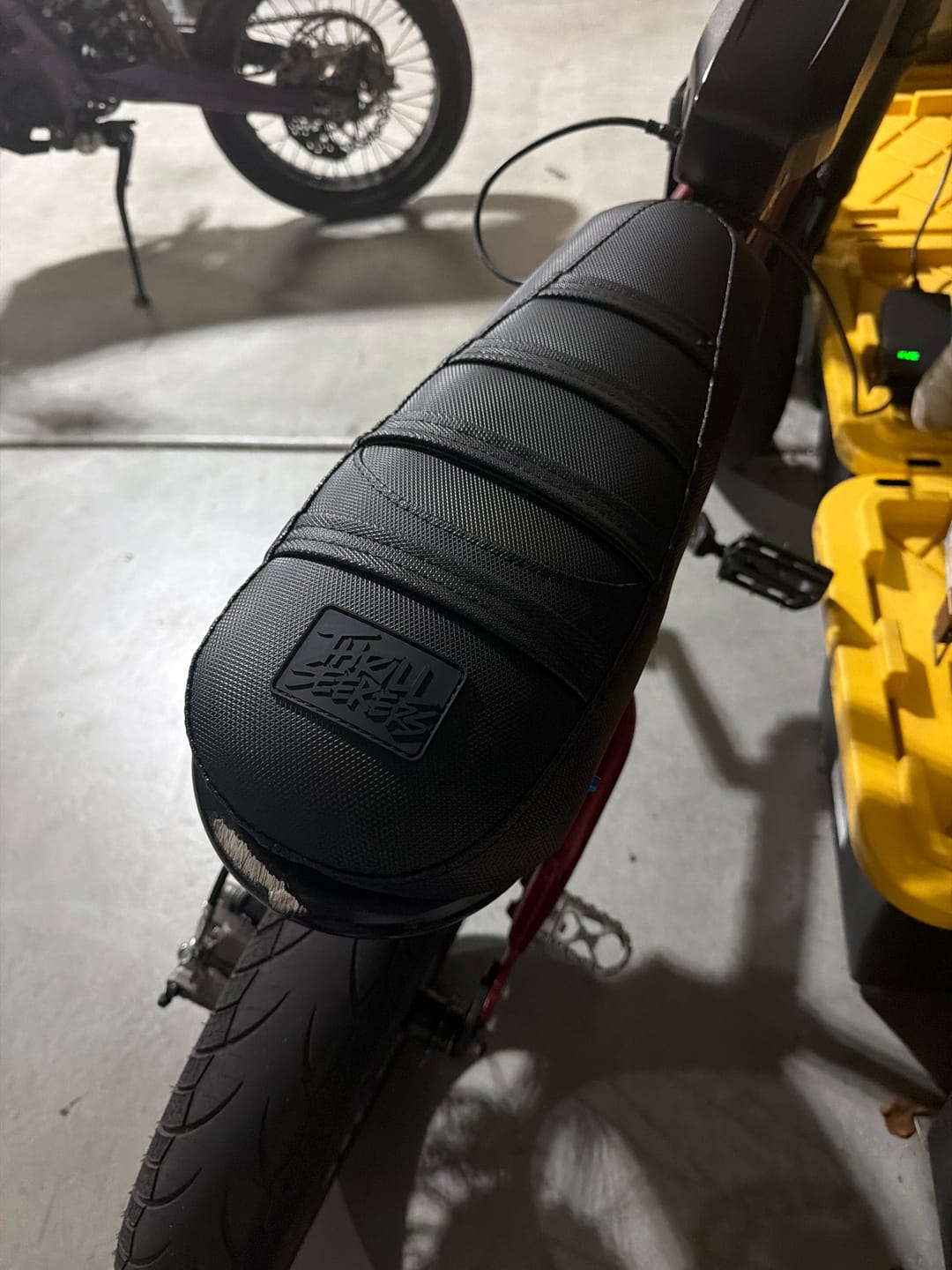 Customer photo review of Custom Seat Cover: Super73 RX Speedster Seat
