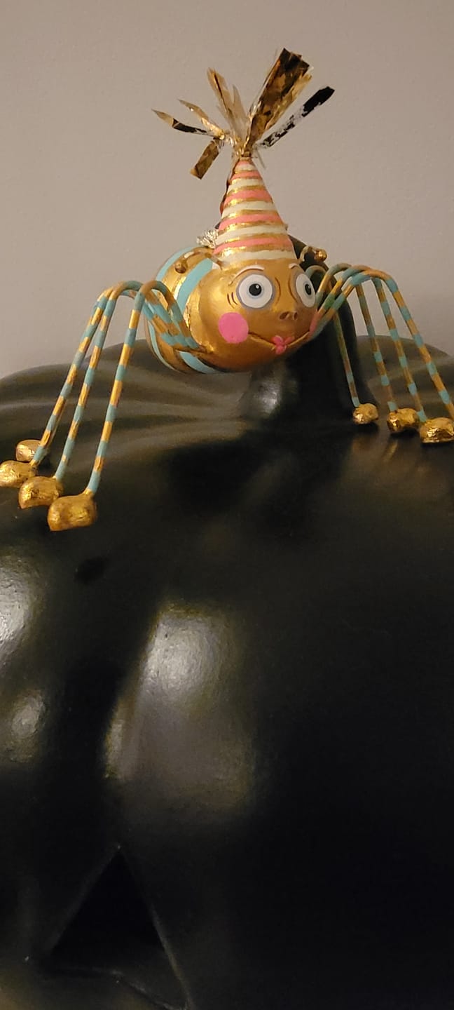 Customer photo review of Glitterville Spinderella Spider Ornament