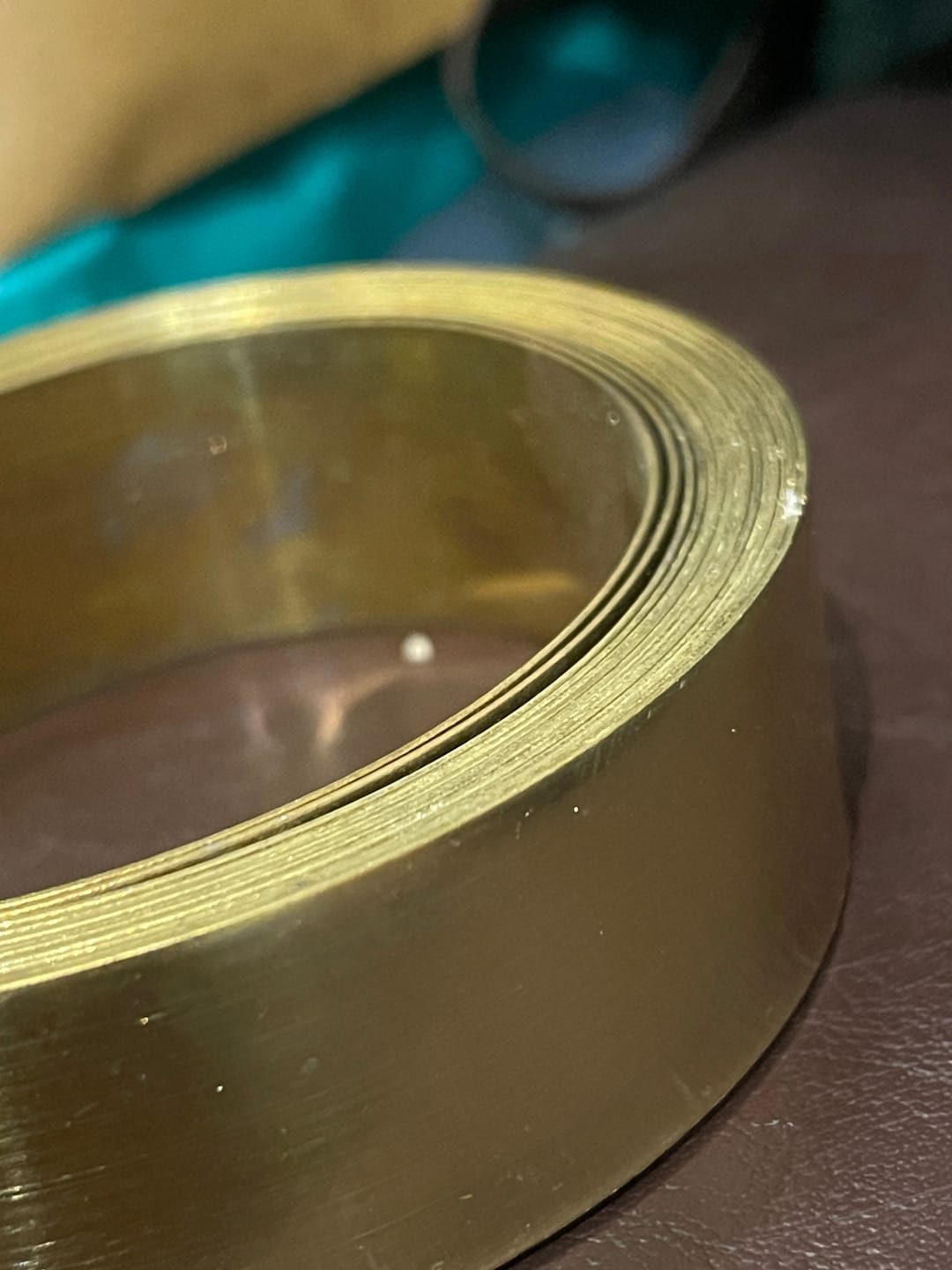Customer photo review of Pure Brass Metal Strip – Vastu Remedy for South-West Cut & Earth Element Stability | Ideal for Floors, Walls & Structural Defects | 1 mm Thickness | 8-100 Ft Lengths