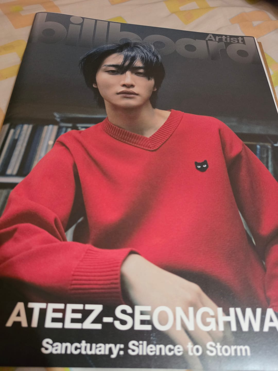 Customer photo review of ATEEZ - BILLBOARD ARTIST : ATEEZ EDITION MAGAZINE