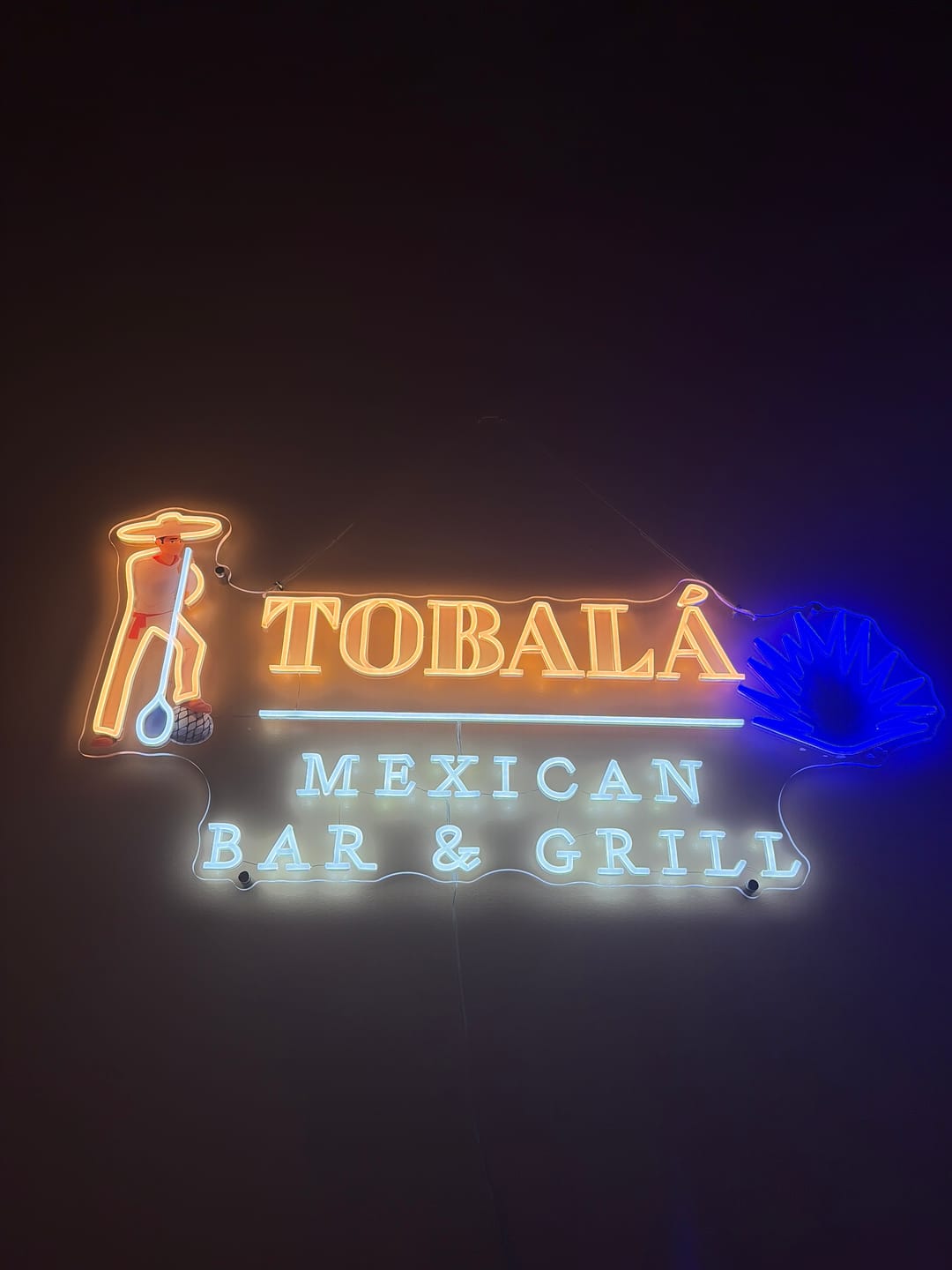 Customer photo review of TOBALÁ | LED Neon Sign