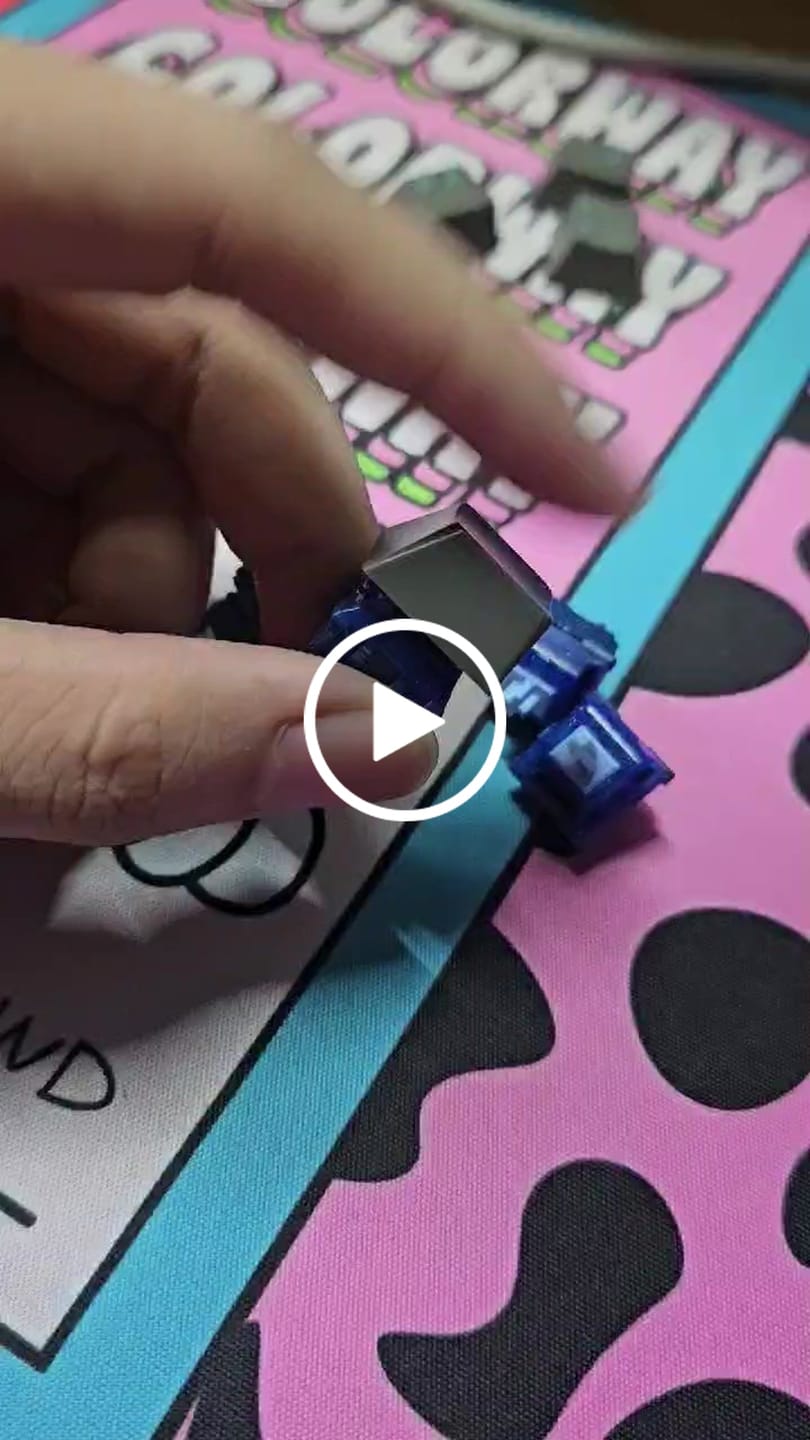 Customer video review of KEYGEEK ROXY LINEAR SWITCH FACTORY LUBED (10 PCS)