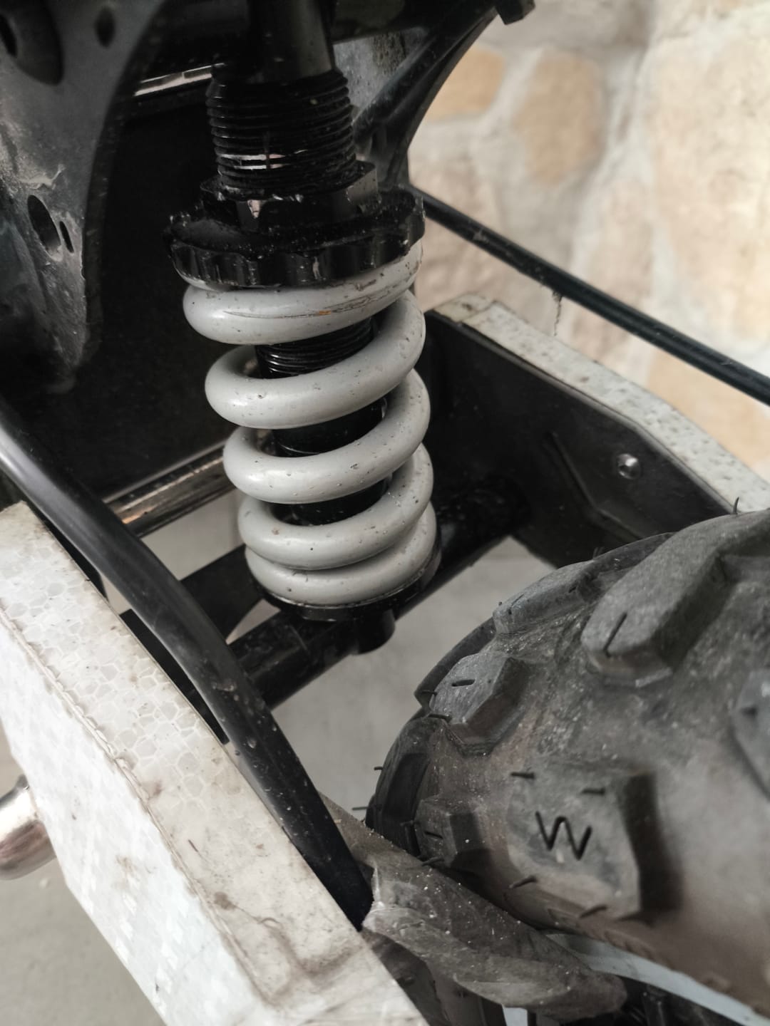 Customer photo review of T10 Rear Shock Spring