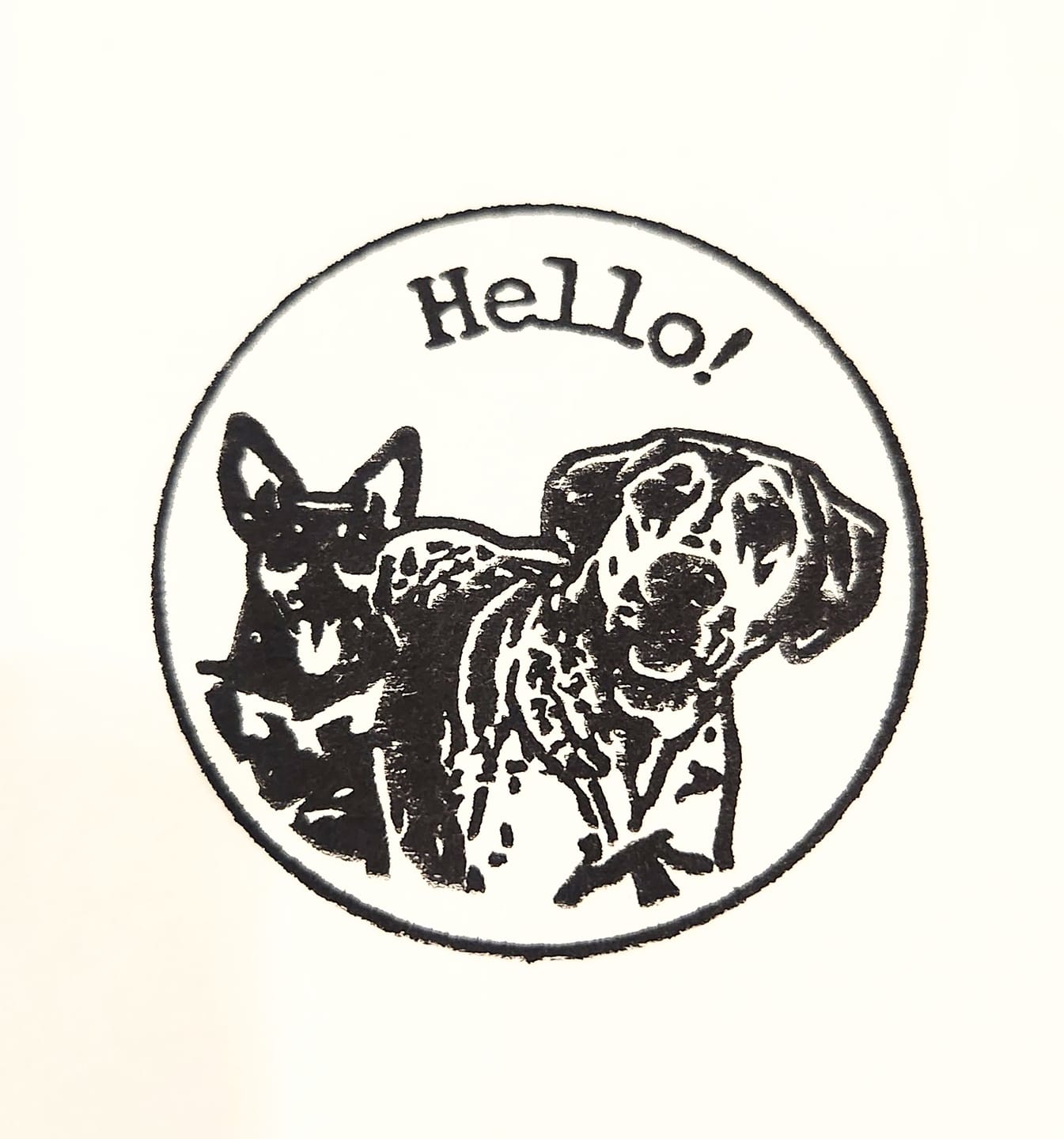 Customer photo review of Face Stamp ¦ Self-Inking Stamp ¦ US