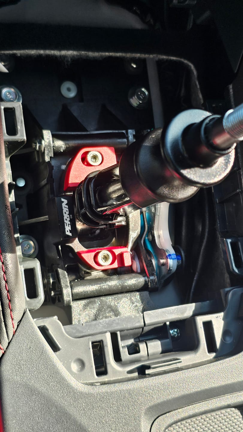 Customer photo review of Super Shifter Stop for 2015-2026 WRX with STI Short Shifter