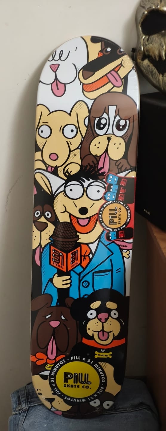 Customer photo review of Pill x 31 Minutos - Tabla Mario Hugo y sus Perros 2 - 7.8x31.75 + lija de regalo
