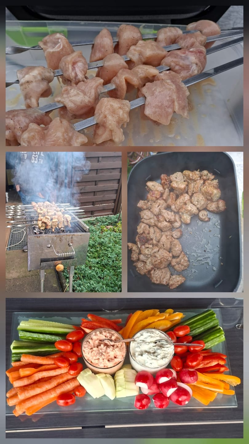 Customer photo review of Lamm-Schaschlik Knoblauch-Pfeffer – würzig mariniert aus der Keule | mySchaschlik